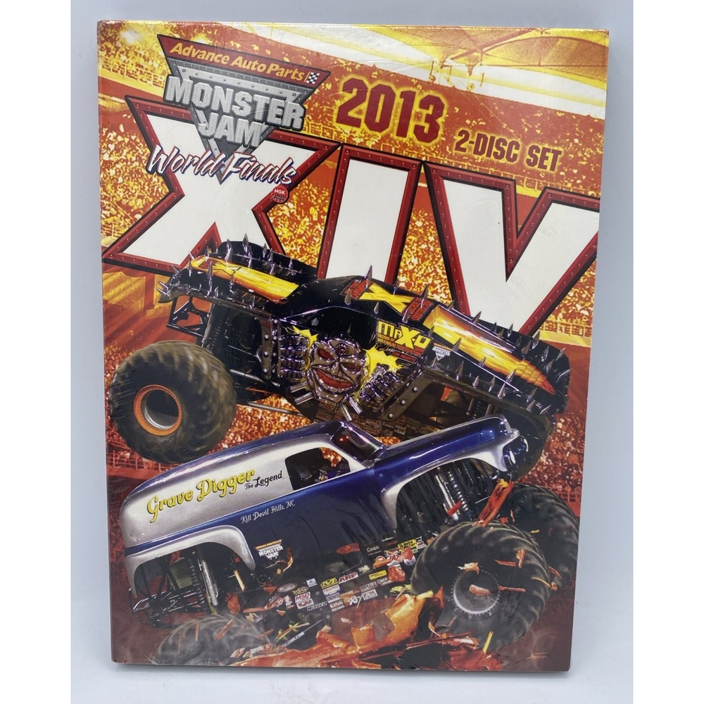 New Monster Jam World Finals 14 DVD 2 Disc Set 2013